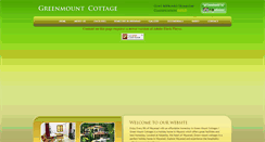 Desktop Screenshot of greenmountcottages.com